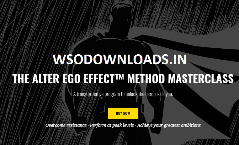 Todd Herman – The Alter Ego Effect Method Masterclass