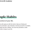 Matt D’avella – Slow Growth Academy – Simple Habits(2020)