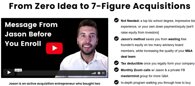 Jason Paul Rogers – From Zero Idea To 7 Figure Acquisitions