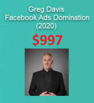 Greg Davis – Facebook Ads Domination (2020) UPDATE