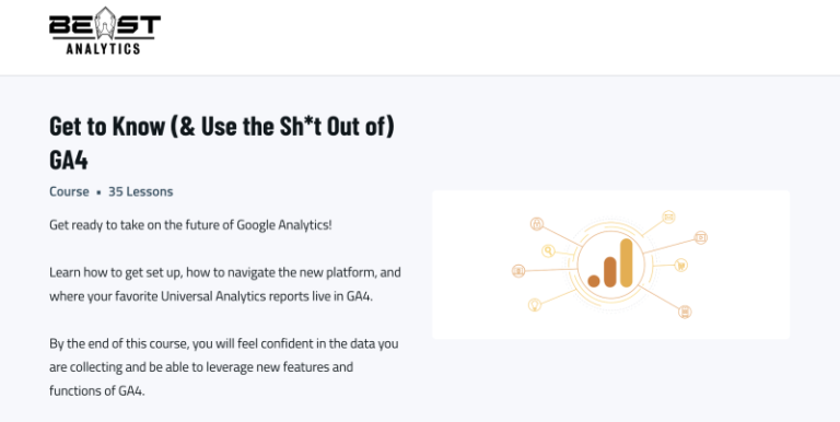 Beast Analytics – Get to Know (& Use the Sh+t Out of) GA4