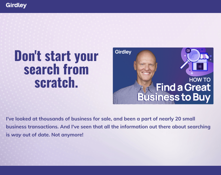 Michael-Girdley-–-How-To-Find-A-Great-Business-To-Buy