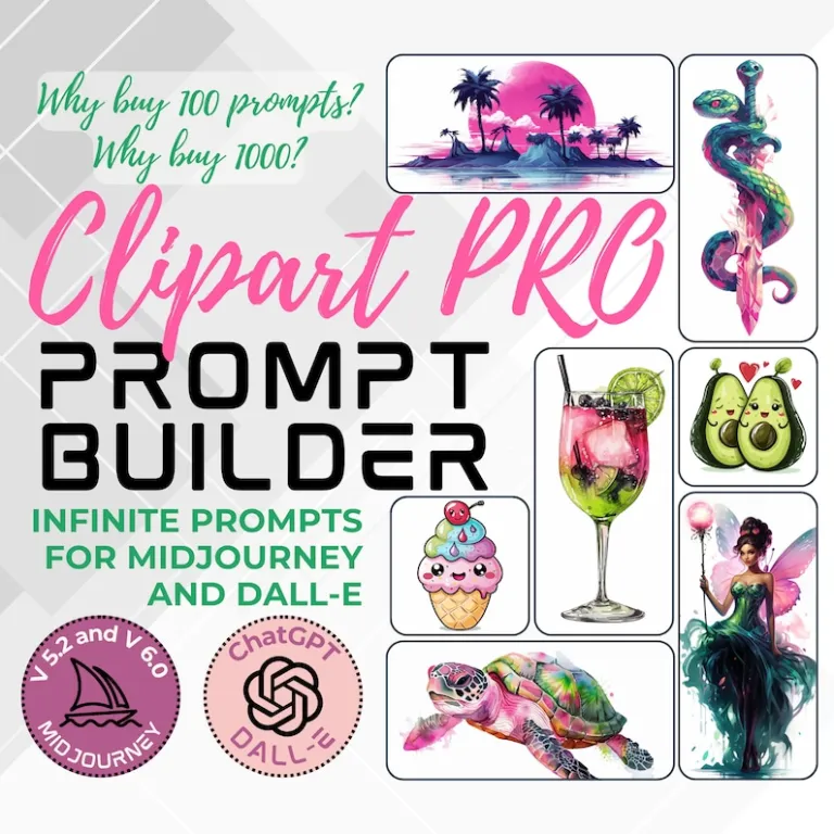 You are currently viewing AIcreativeTools – Clipart Prompt Builder PRO Version for Midjourney