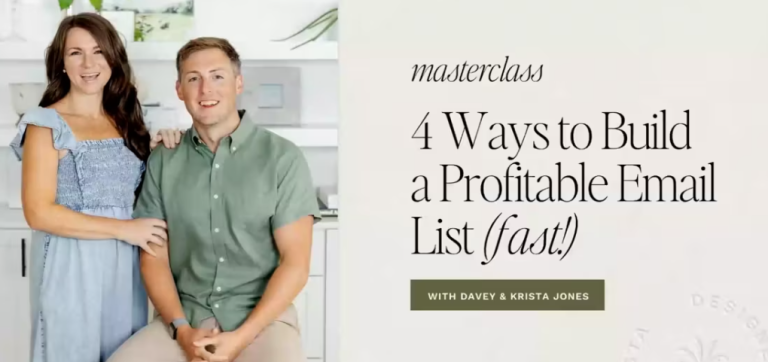 Read more about the article Davey and Krista – Grow a Profitable Email List