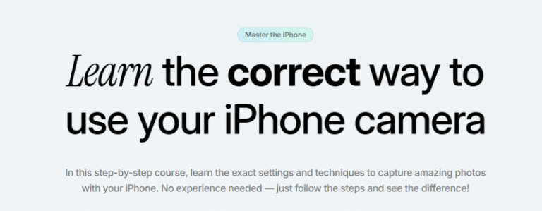 Read more about the article Oliur – iPhone Creator Course