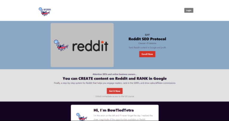Read more about the article BowTiedTetra – Reddit SEO Protocol – Rank Reddit