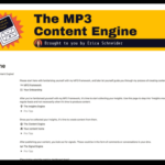 Erica Schneider – The MP3 Content Engine