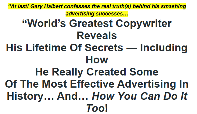 You are currently viewing Gary Halbert – Last Seminar
