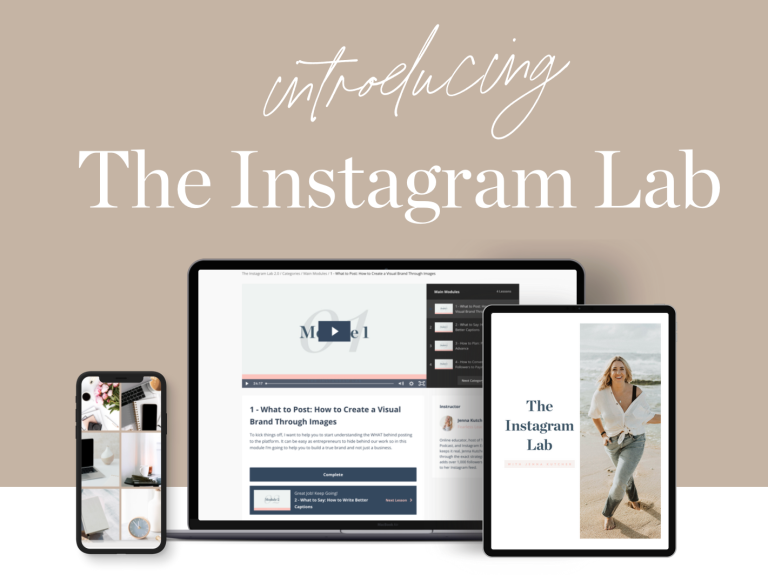 You are currently viewing Jenna Kutcher – Instagram Lab