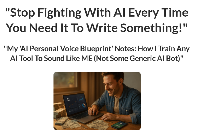 Read more about the article Tony Shepherd – AI Voice Blueprint